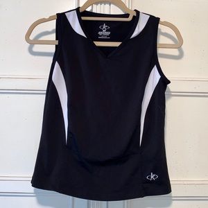 Balle de Match Black and White Biker top